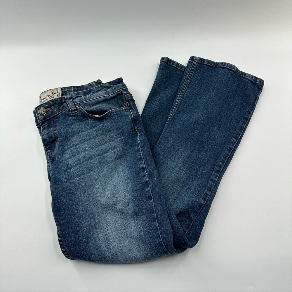 American Rag Vintage Y2K Bootcut Jeans – Low Rise, Medium/Dark Wash, Size 11S